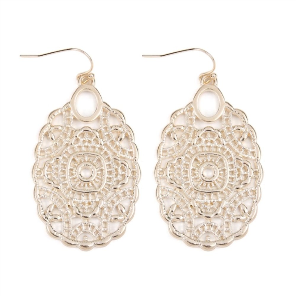 Filigree Hook Earrings